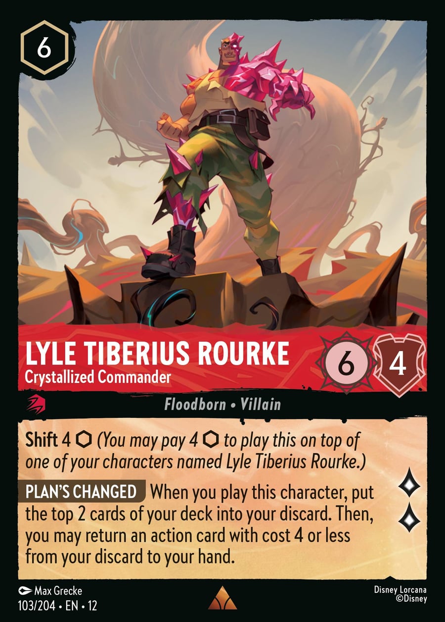 Lyle Tiberius Rourke - Crystallized Commander card art