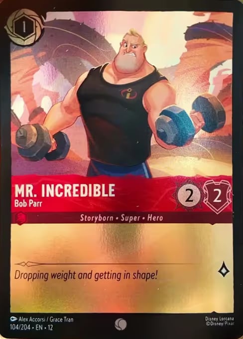Mr. Incredible - Bob Parr card art