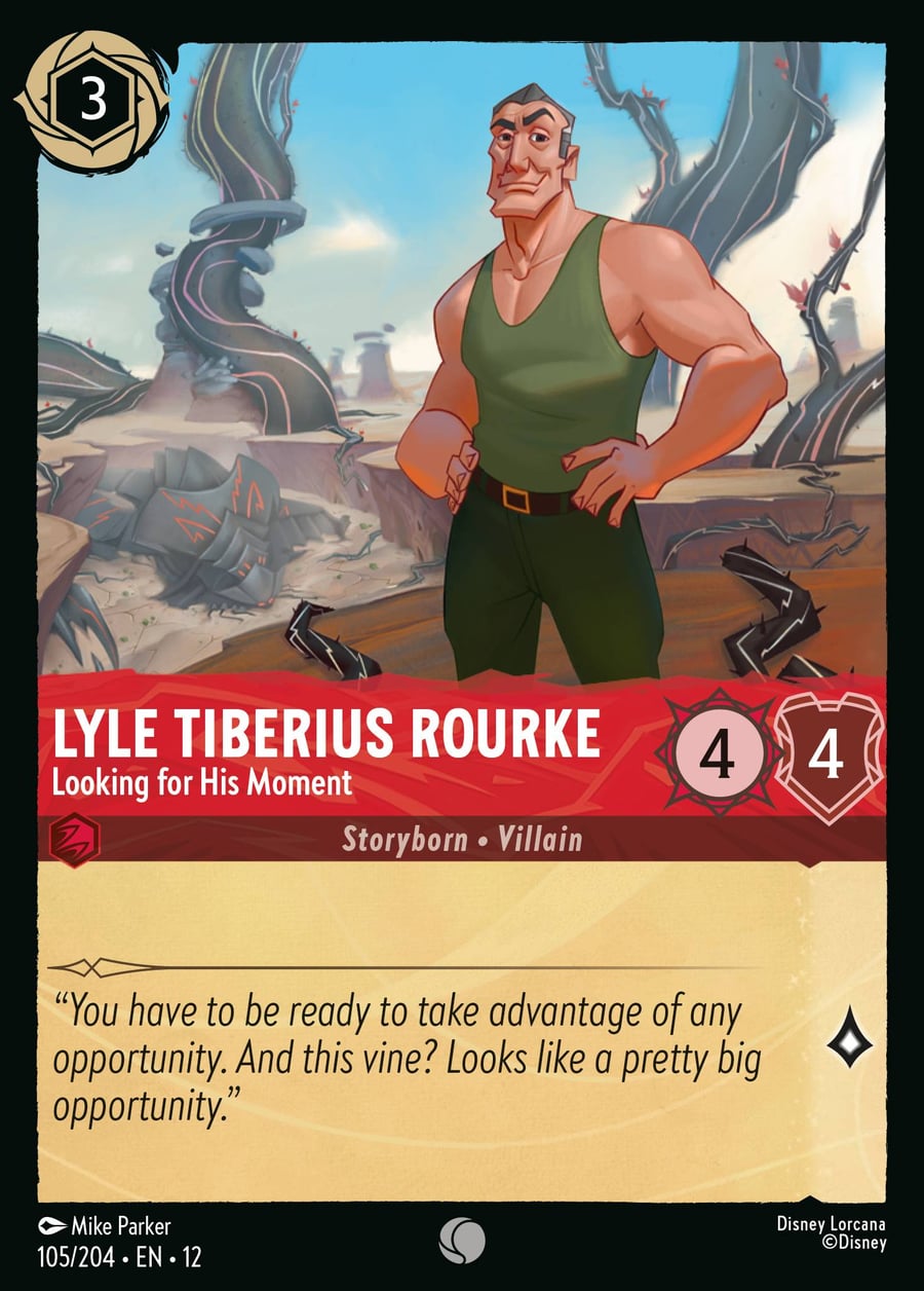 Lyle Tiberius Rourke - Looking for His Moment card art