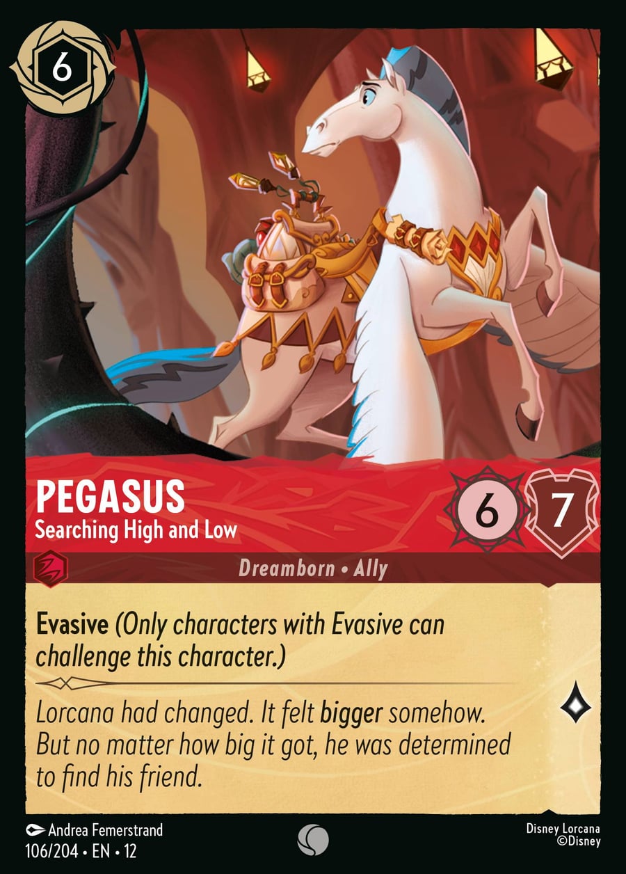 Pegasus - Searching High and Low card art