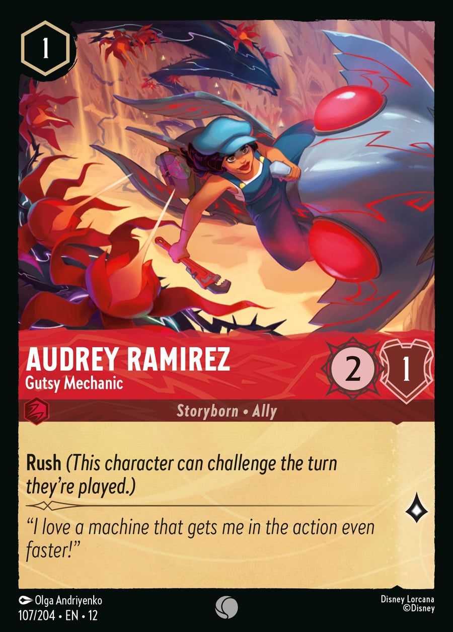 Audrey Ramirez - Gutsy Mechanic card art