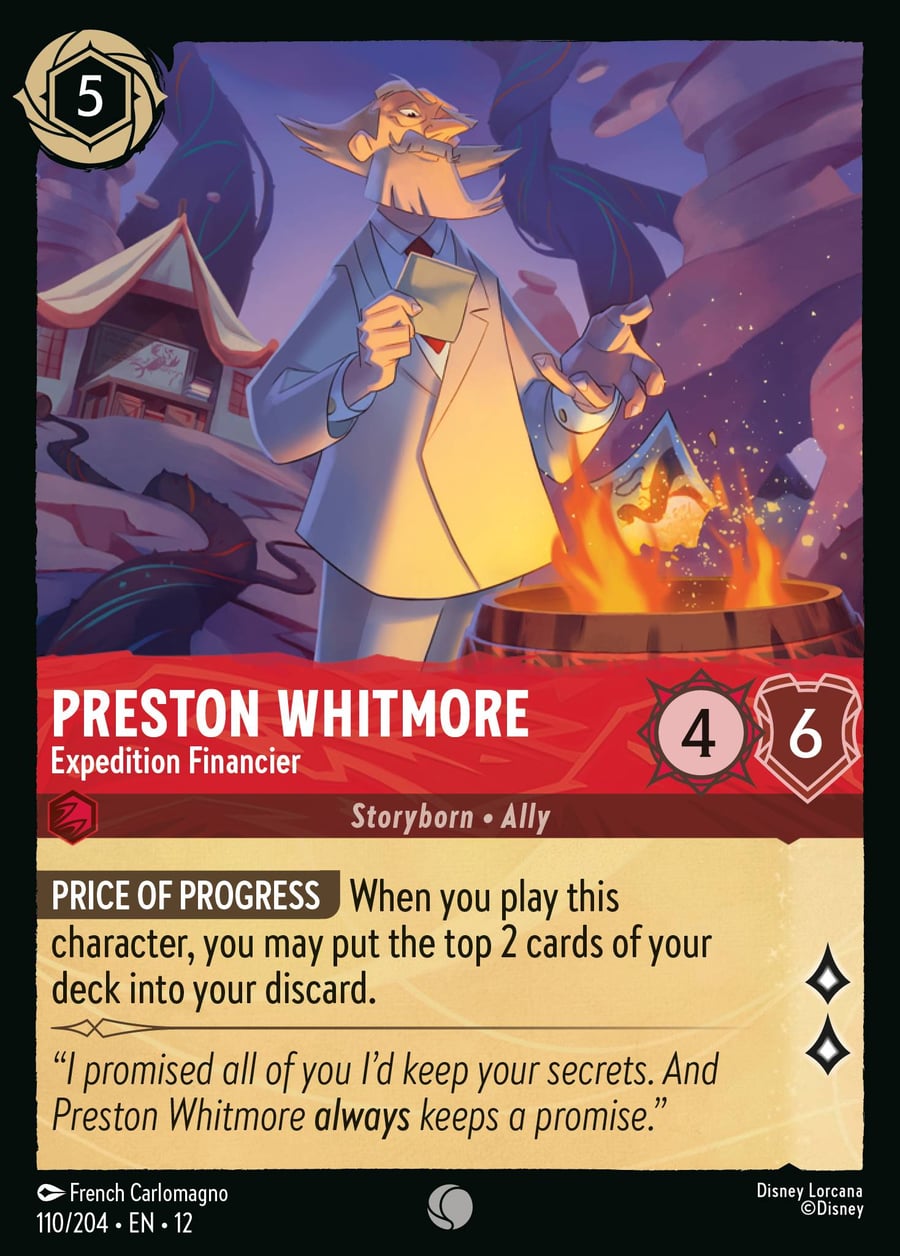 Preston Whitmore - Expedition Financier card art