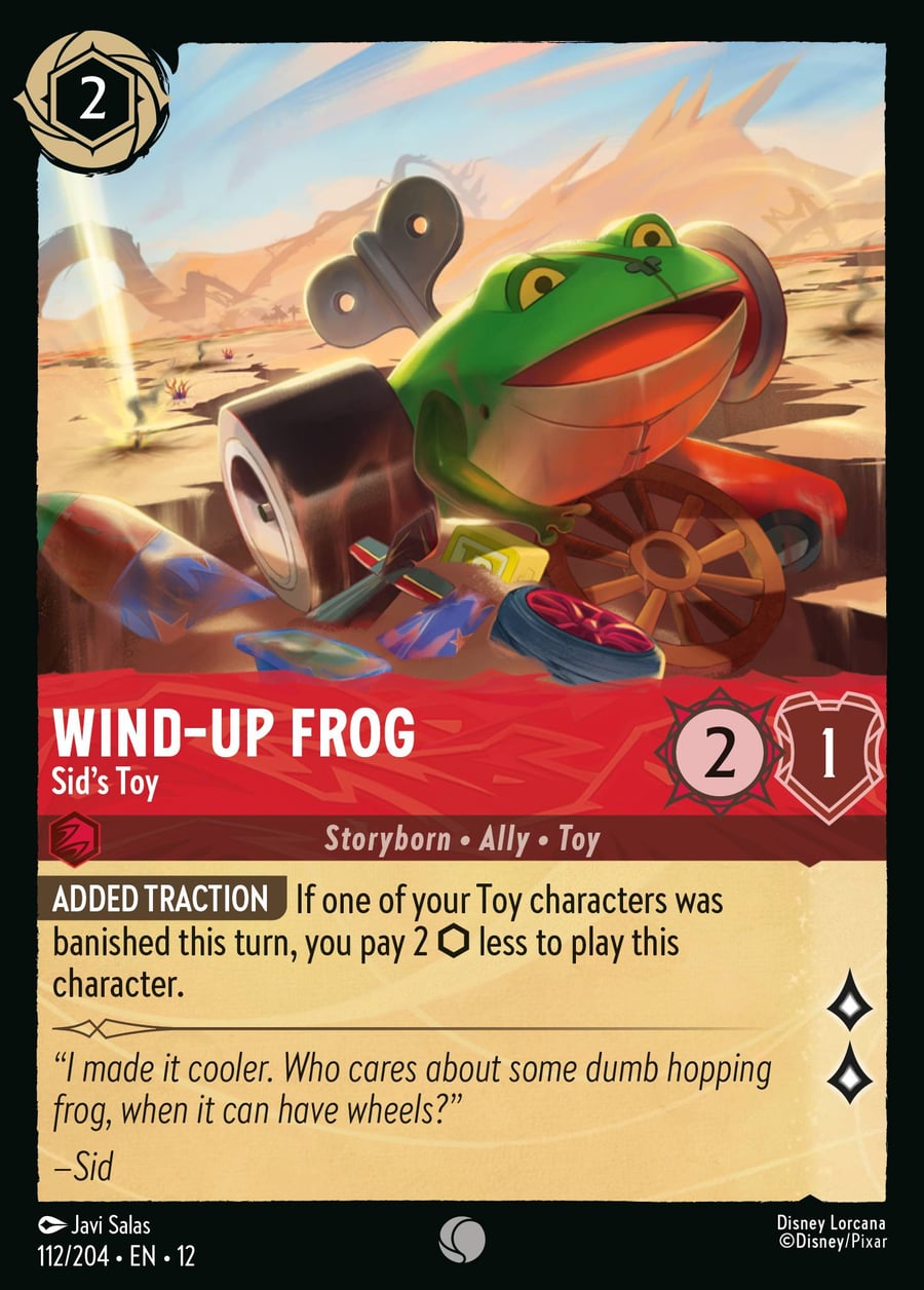 Wind-Up Frog - Sid's Toy card art