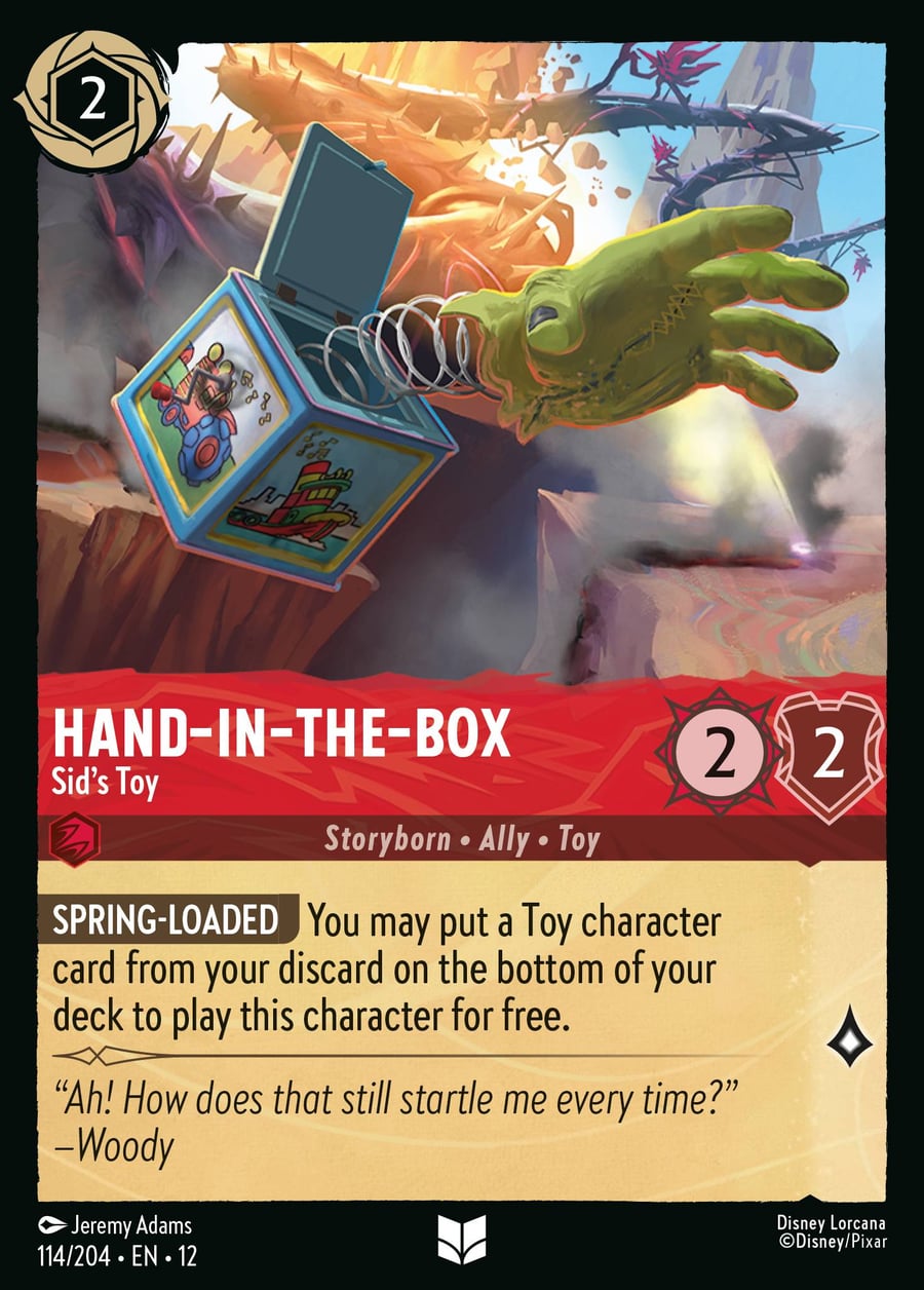 Hand-in-the-Box - Sid's Toy card art