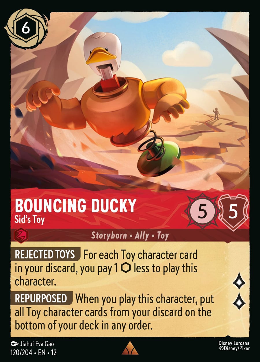 Bouncing Ducky - Sid's Toy card art
