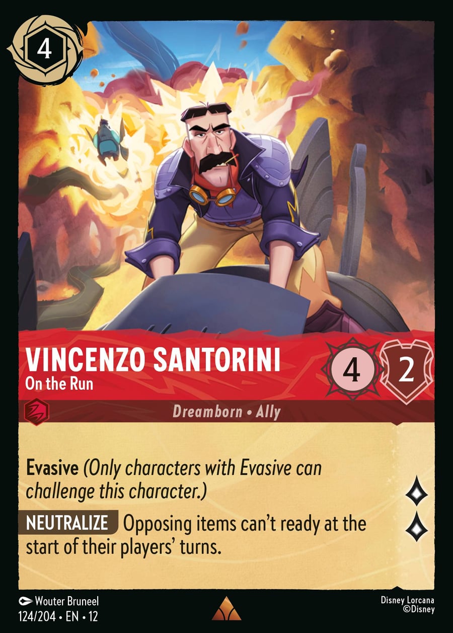 Vincenzo Santorini - On the Run card art