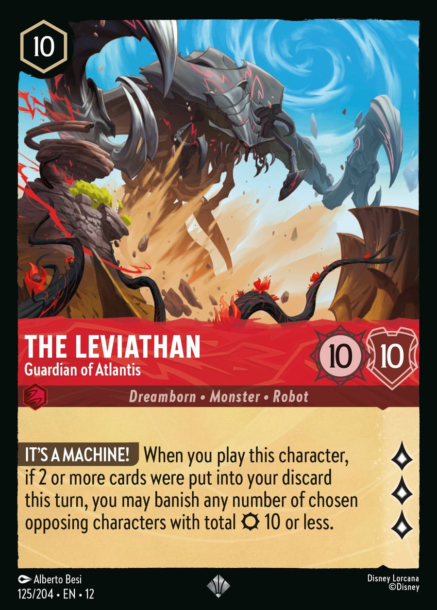 The Leviathan - Guardian of Atlantis card art