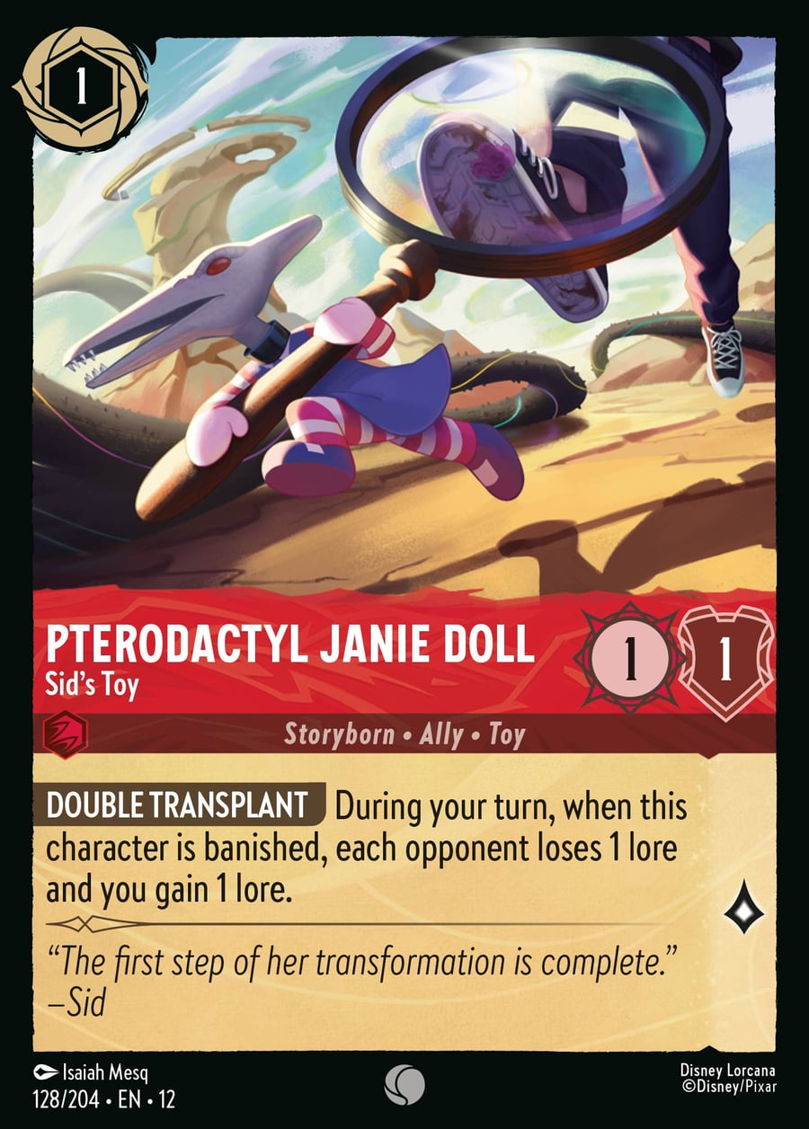 Pterodactyl Janie Doll - Sid's Toy card art