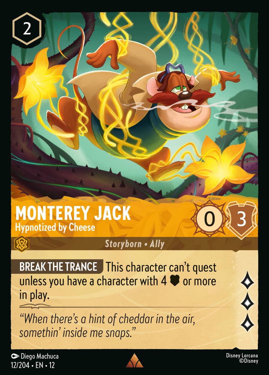 Monterey Jack - Hypnotized by Cheese card art