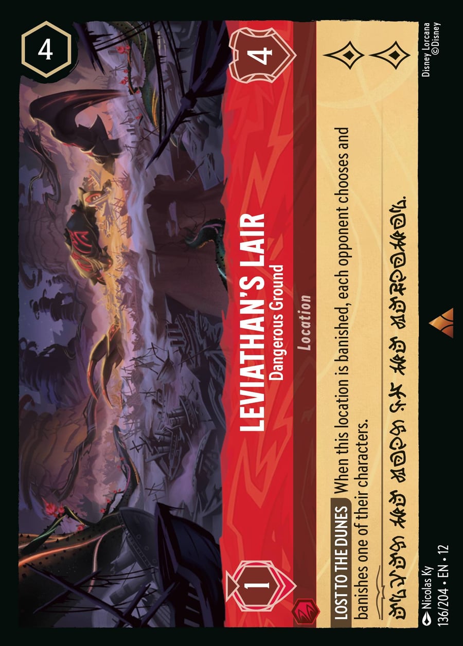 Leviathan's Lair - Dangerous Ground card art