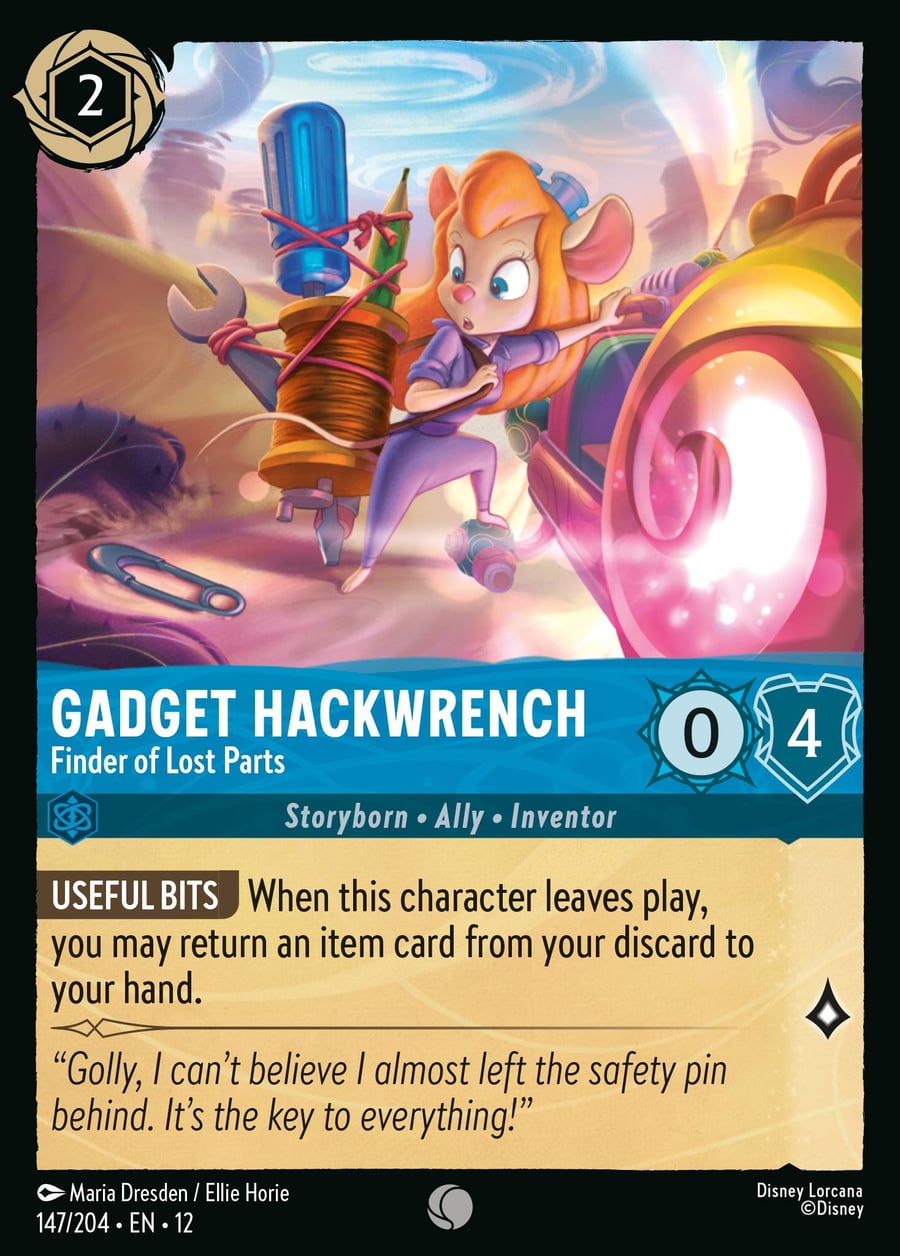 Gadget Hackwrench - Finder of Lost Parts card art