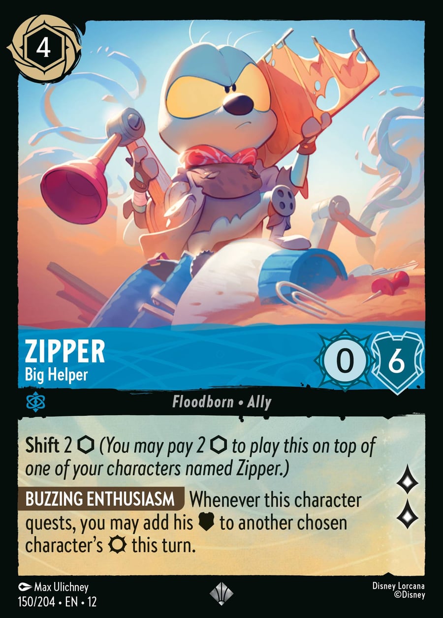 Zipper - Big Helper card art