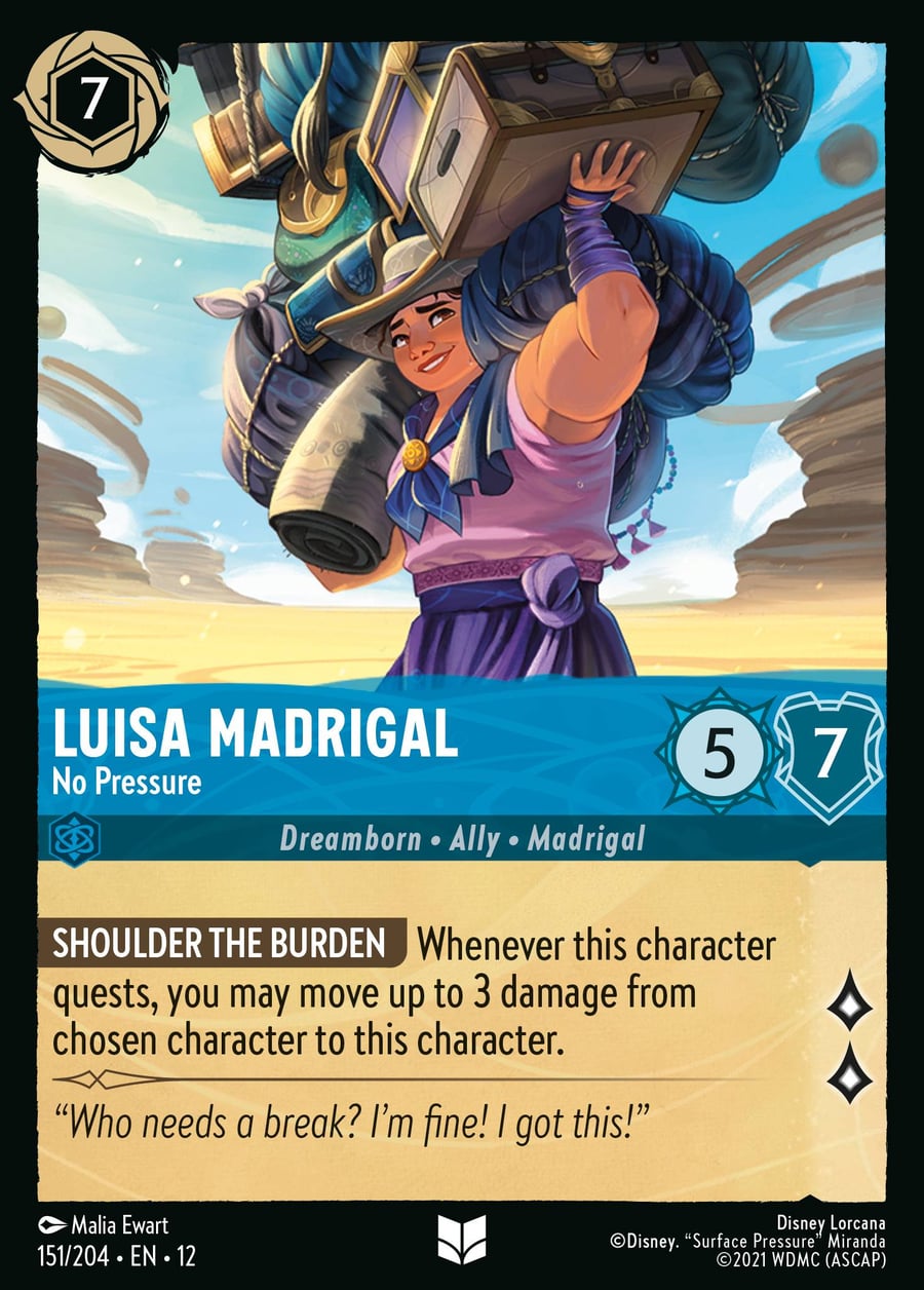 Luisa Madrigal - No Pressure card art