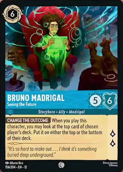 Bruno Madrigal - Seeing the Future card art