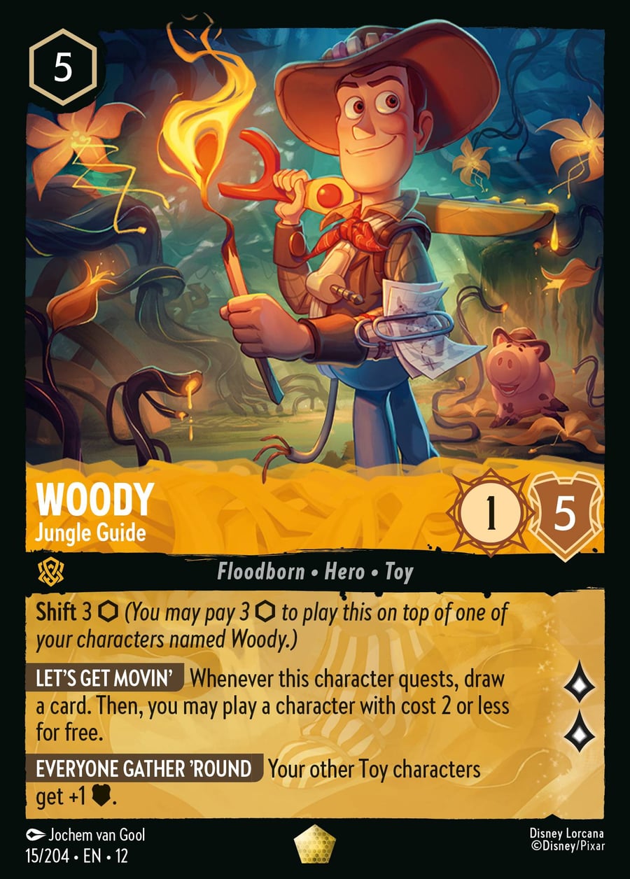 Woody - Jungle Guide card art