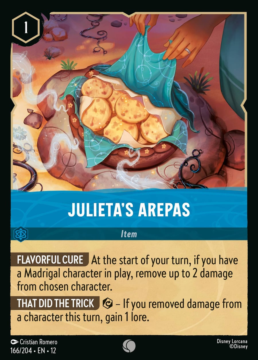 Julieta's Arepas card art