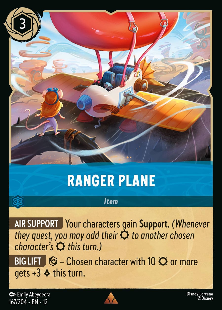 Ranger Plane card art