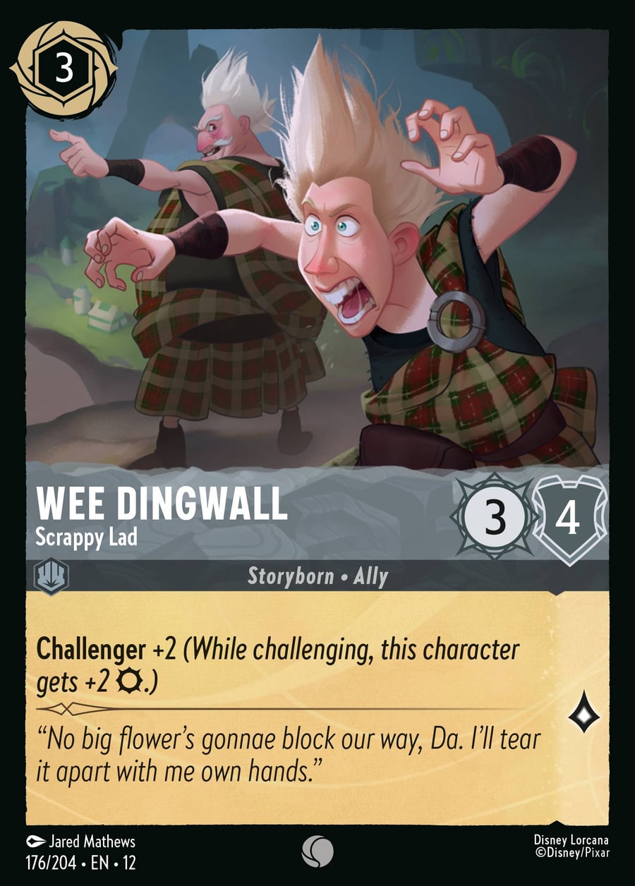 Wee Dingwall - Scrappy Lad card art