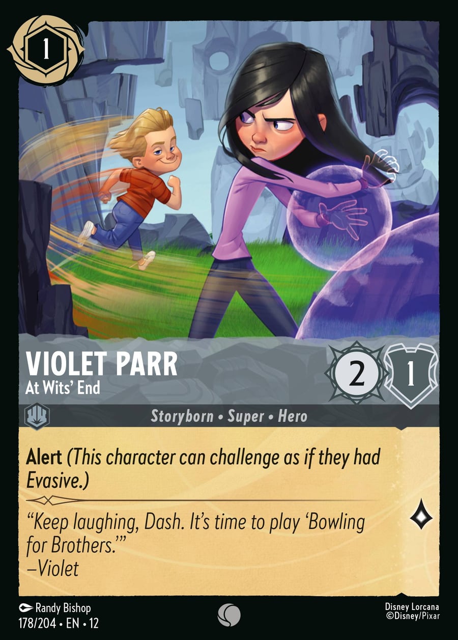 Violet Parr - At Wits' End card art