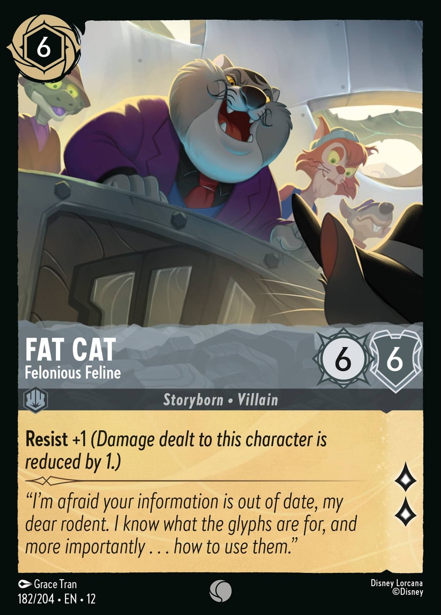 Fat Cat - Felonious Feline card art