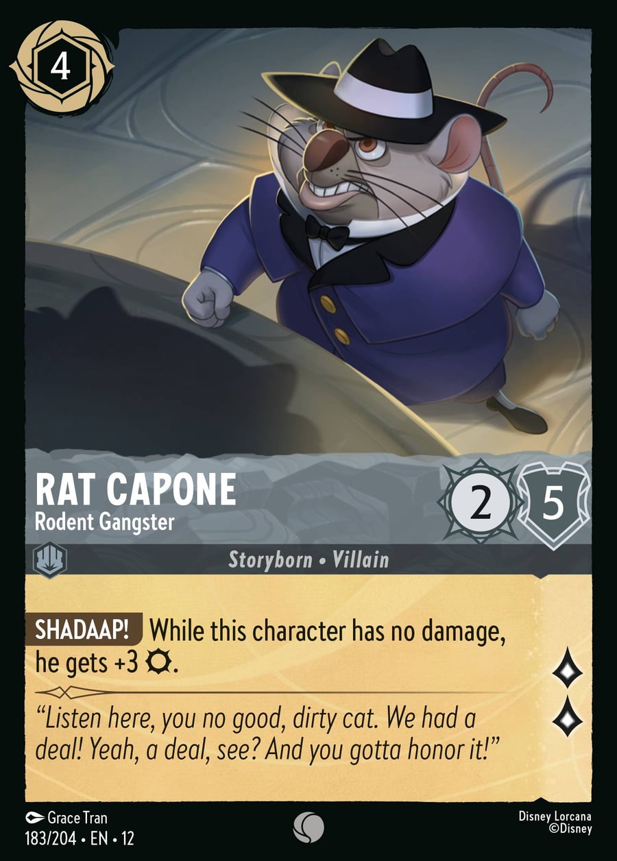 Rat Capone - Rodent Gangster card art