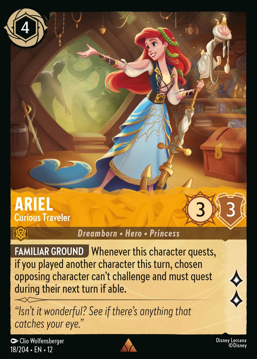Ariel - Curious Traveler card art