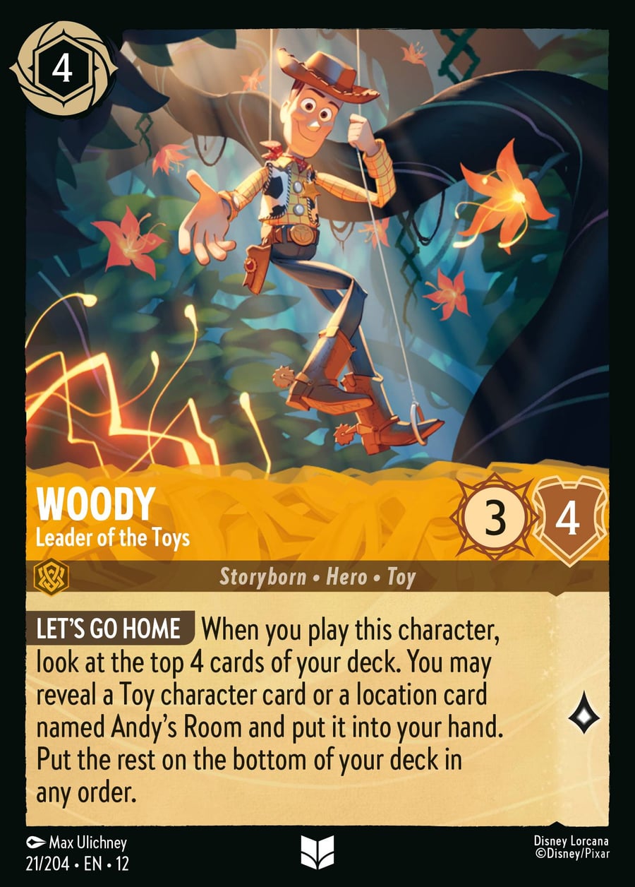 Woody - Leader of the Toys card art