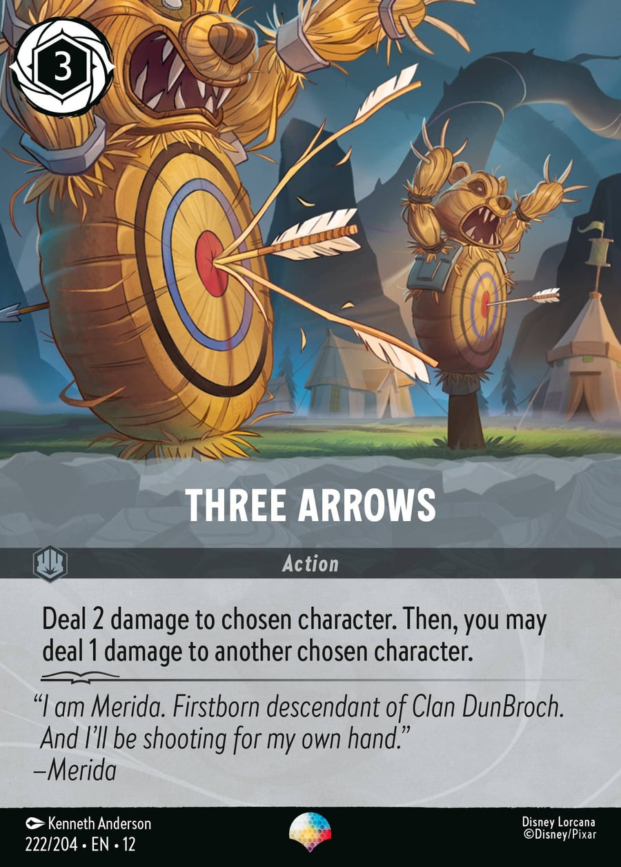 Three Arrows card art
