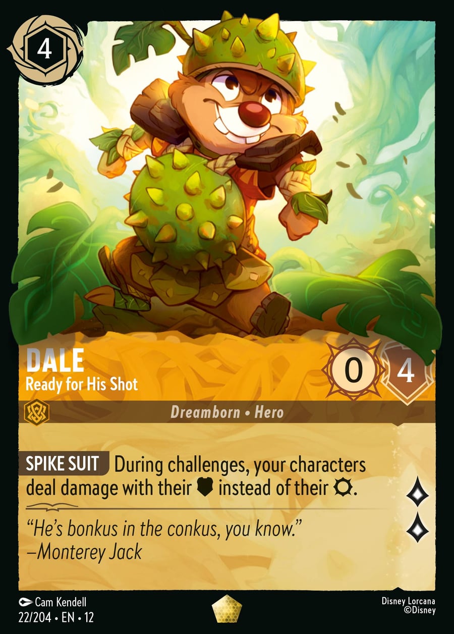 Dale - Ready for His Shot card art