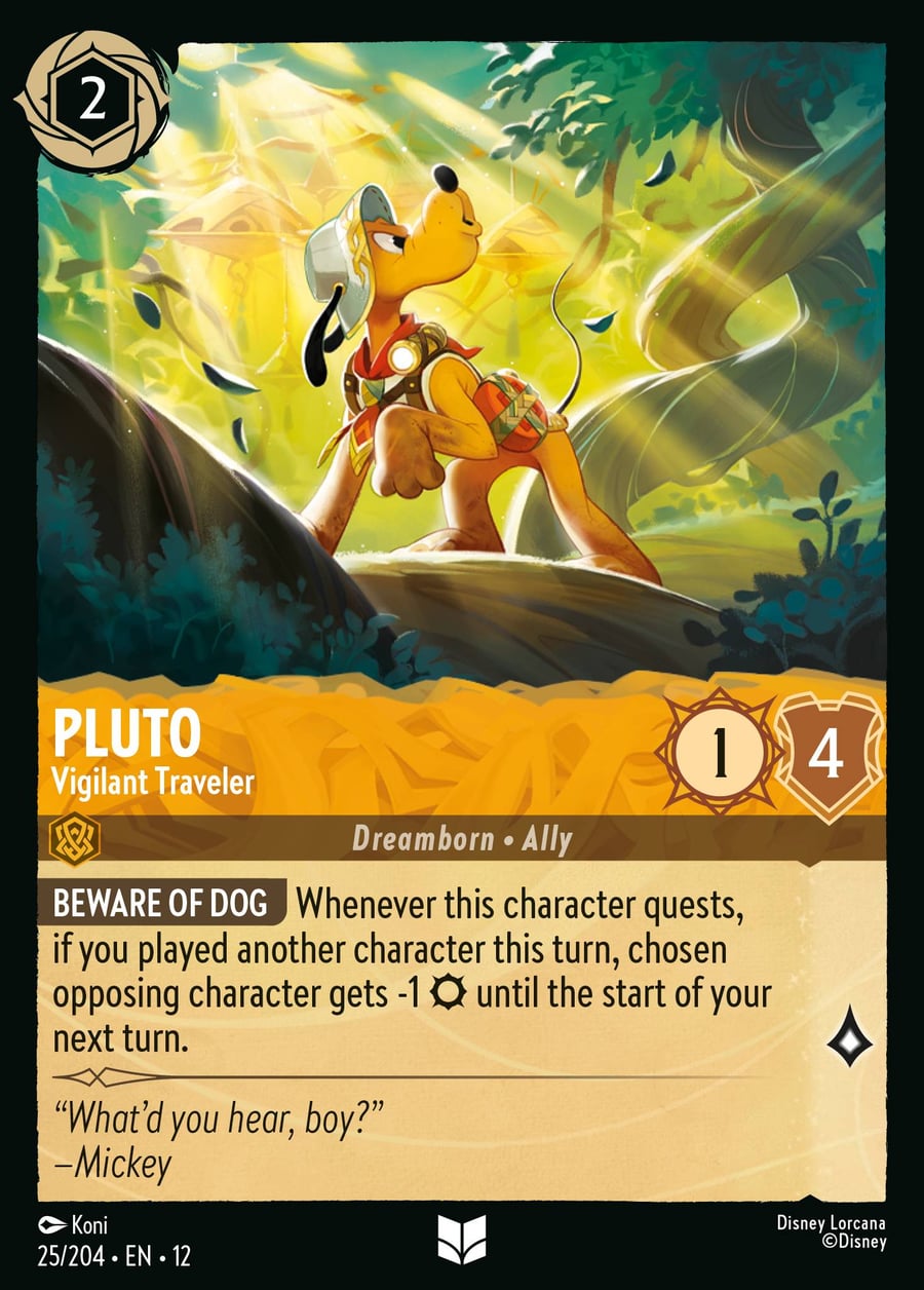 Pluto - Vigilant Traveler card art