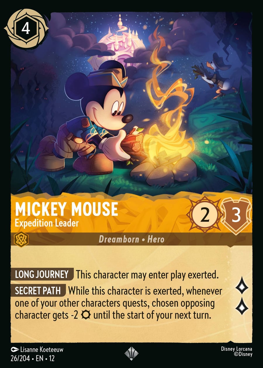 Mickey Mouse - Expedition Leader card art