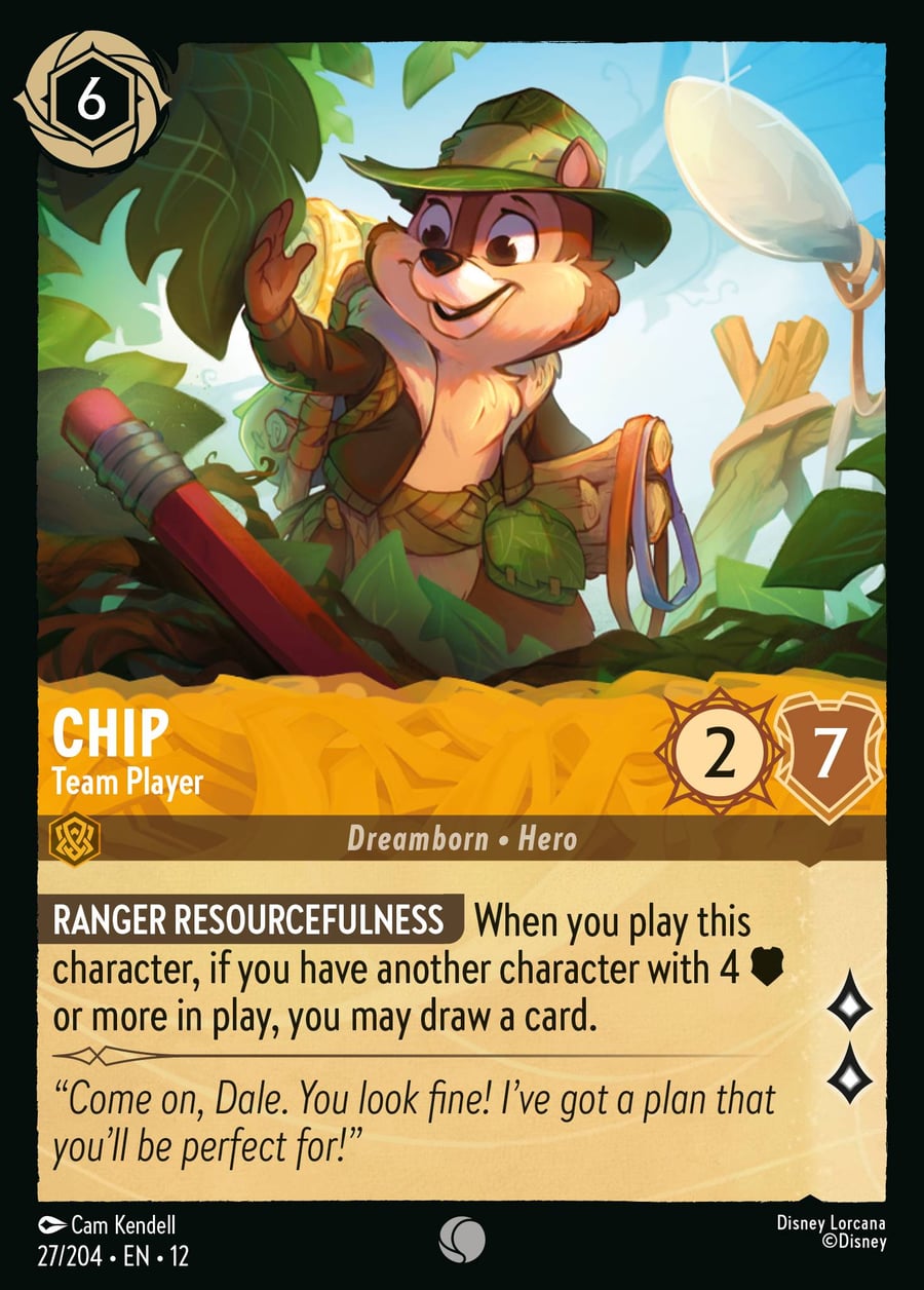 Chip - Team Player card art