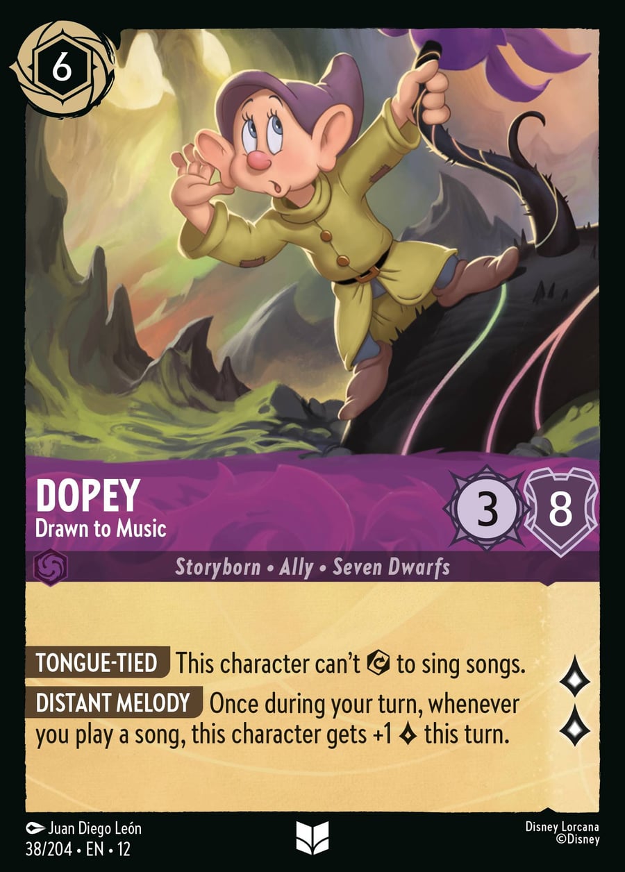 Dopey - Drawn to Music card art