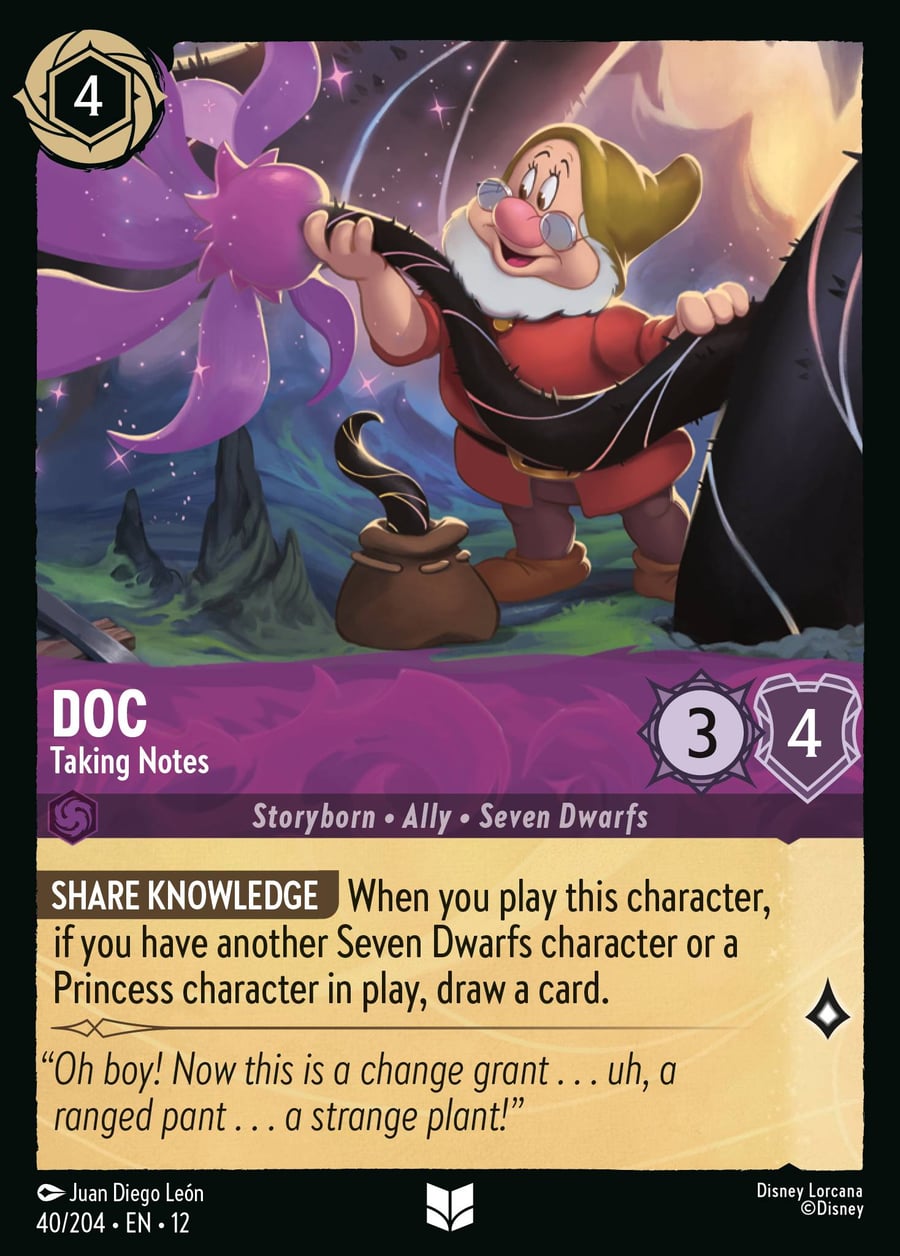 Doc - Taking Notes card art