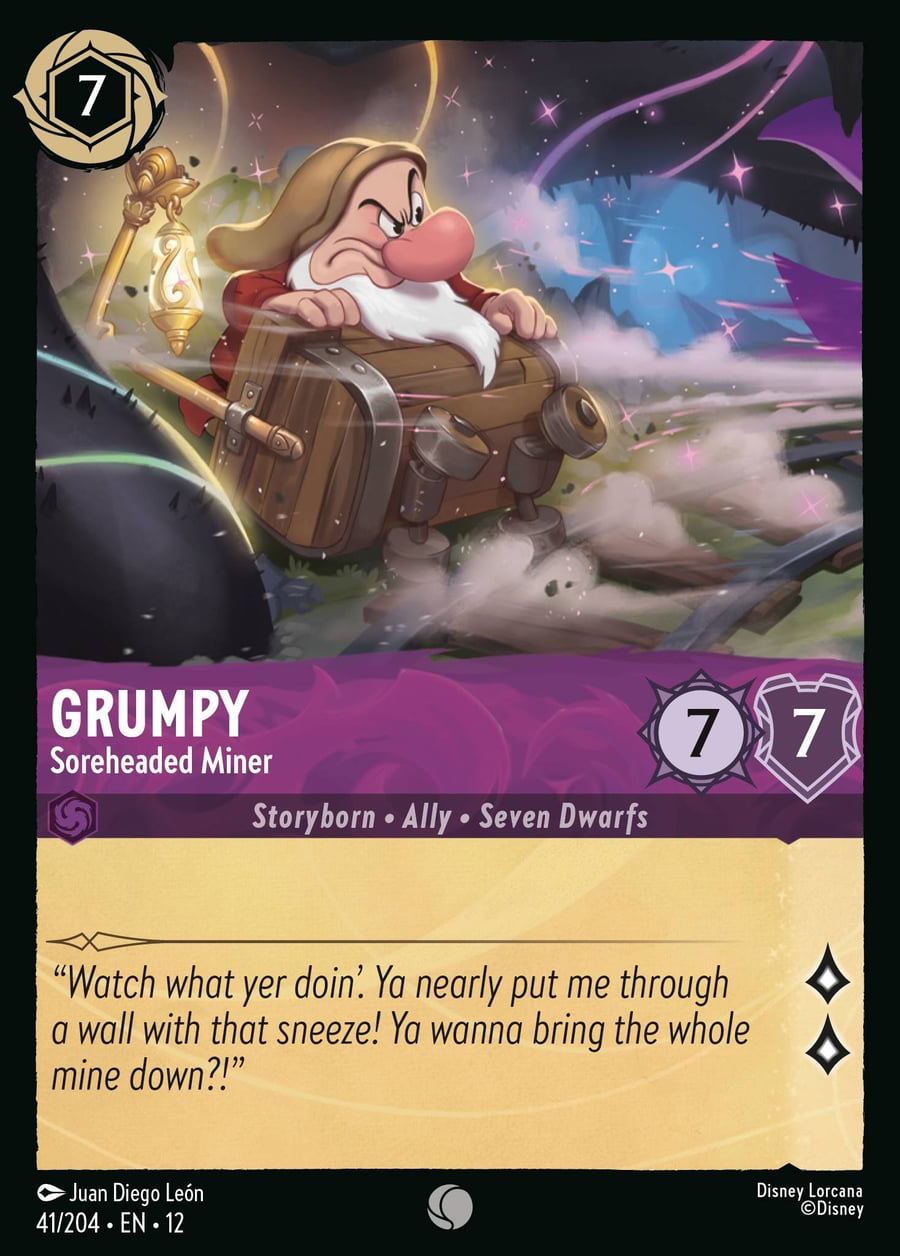 Grumpy - Soreheaded Miner card art