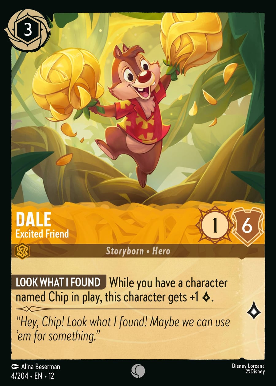 Dale - Excited Friend card art