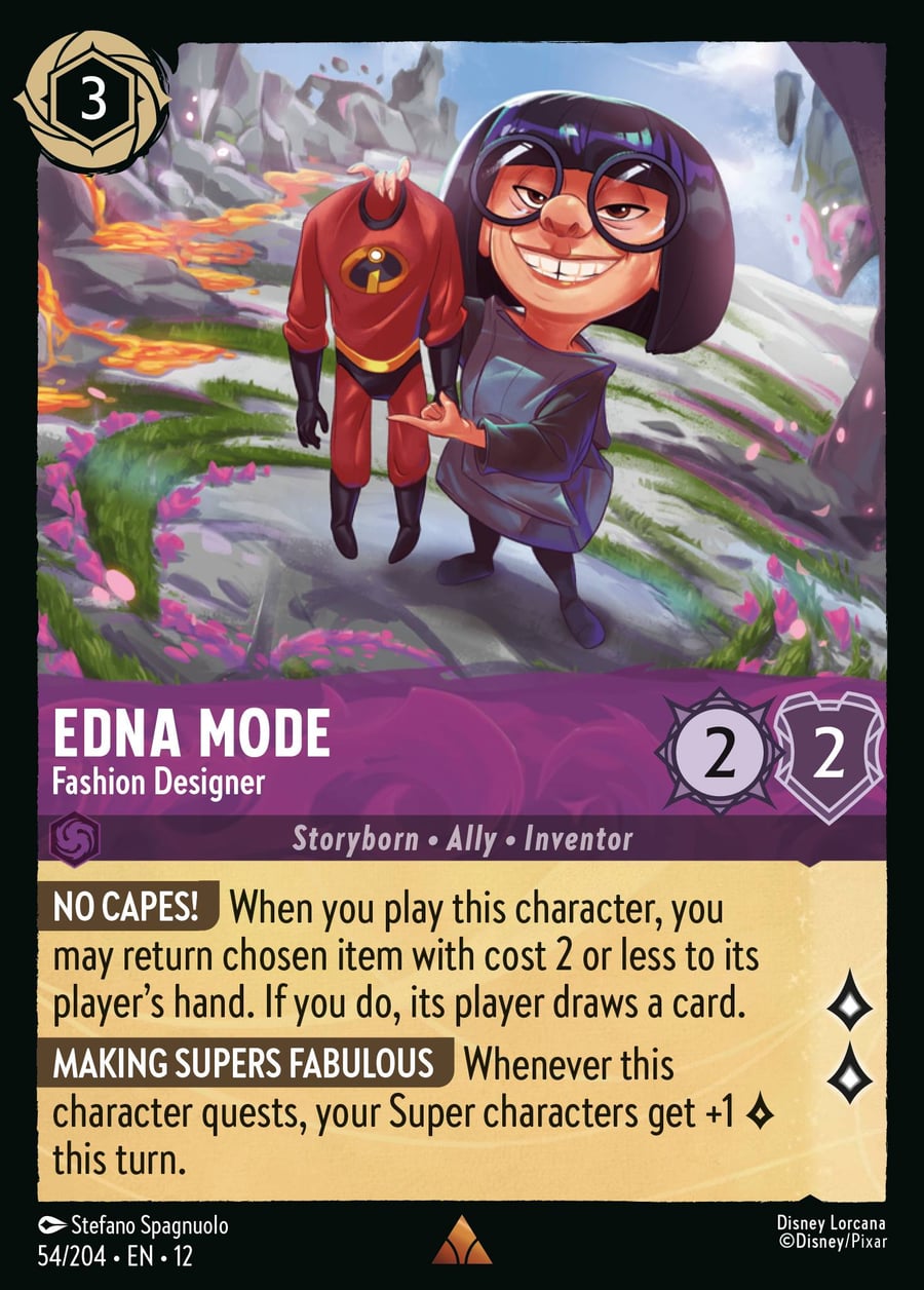 Edna Mode - Fashion Designer card art