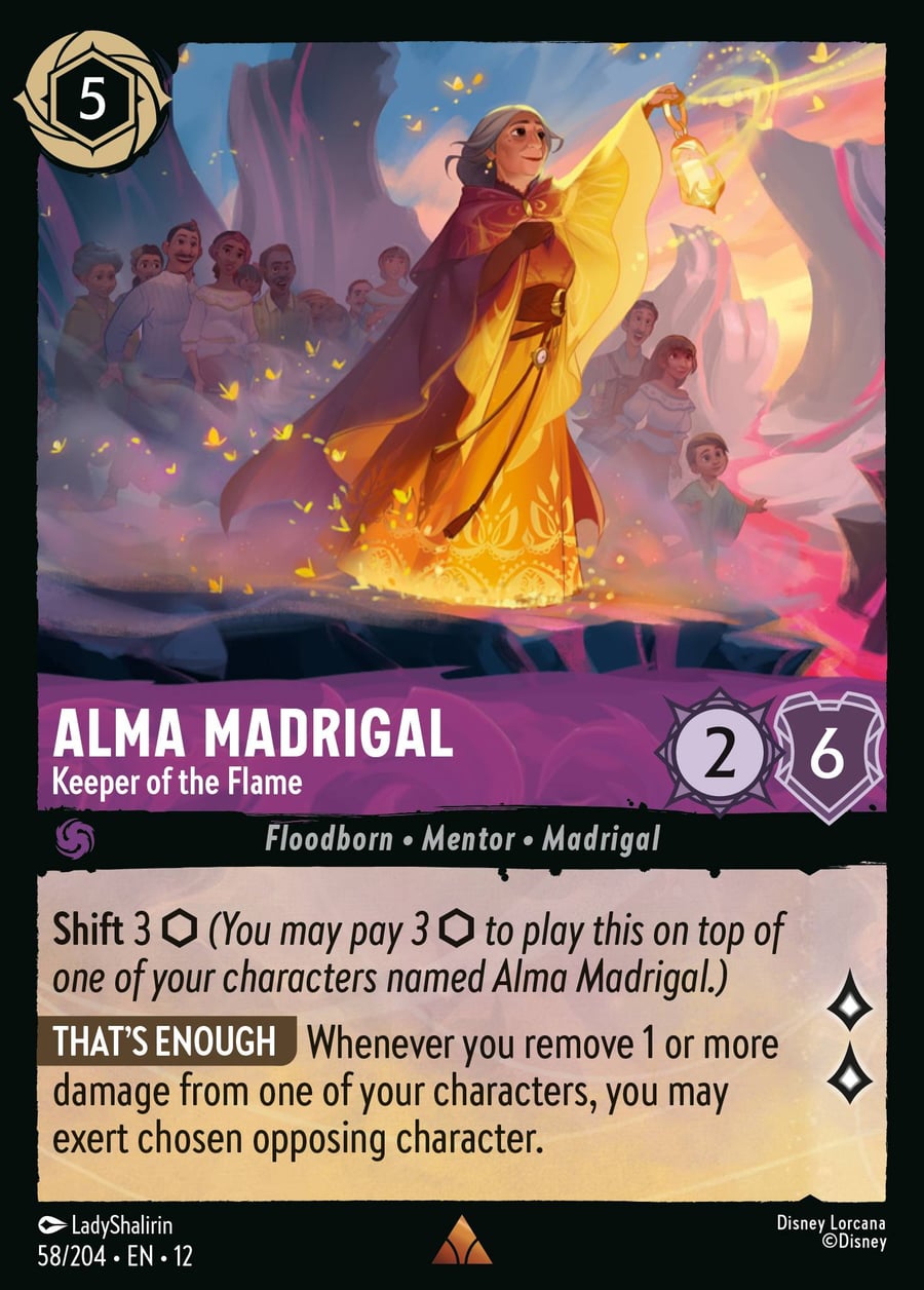 Alma Madrigal - Keeper of the Flame card art