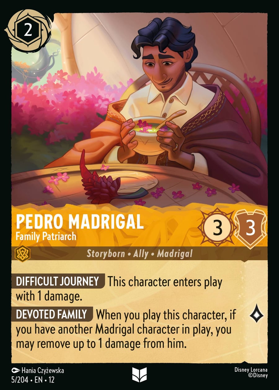 Pedro Madrigal - Family Patriarch card art