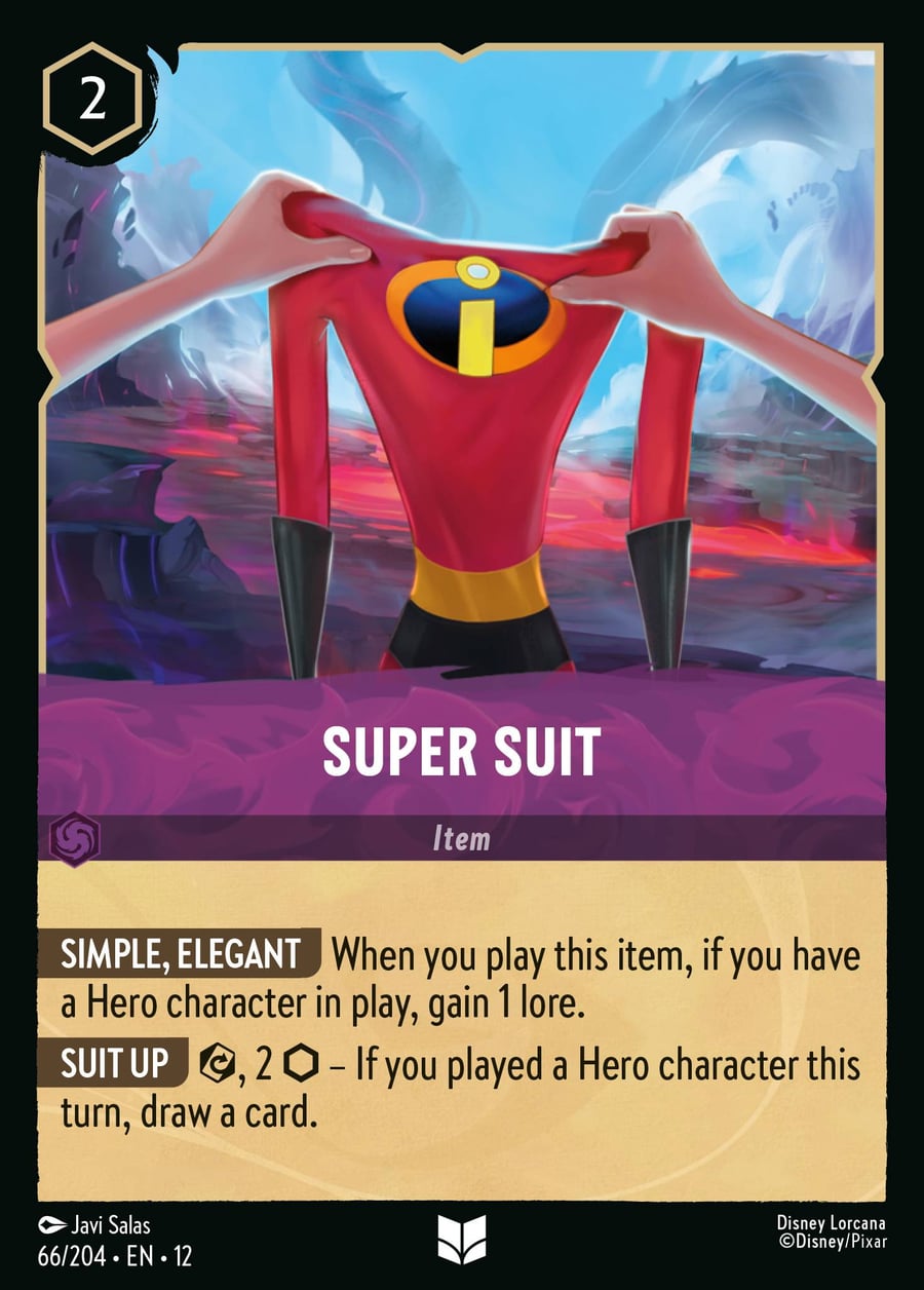 Super Suit card art