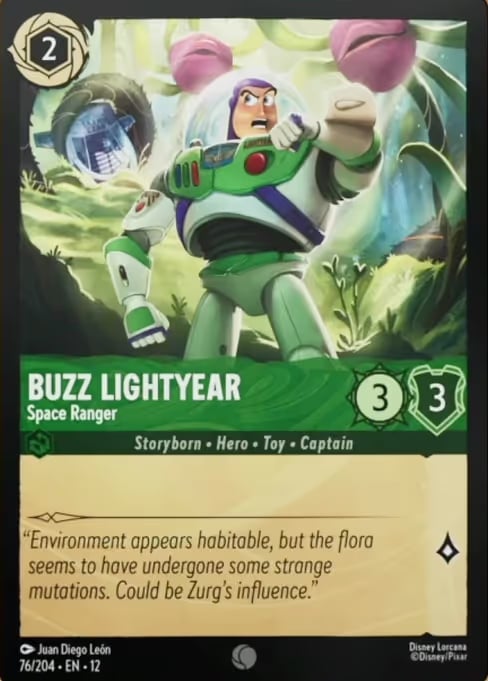 Buzz Lightyear - Space Ranger card art