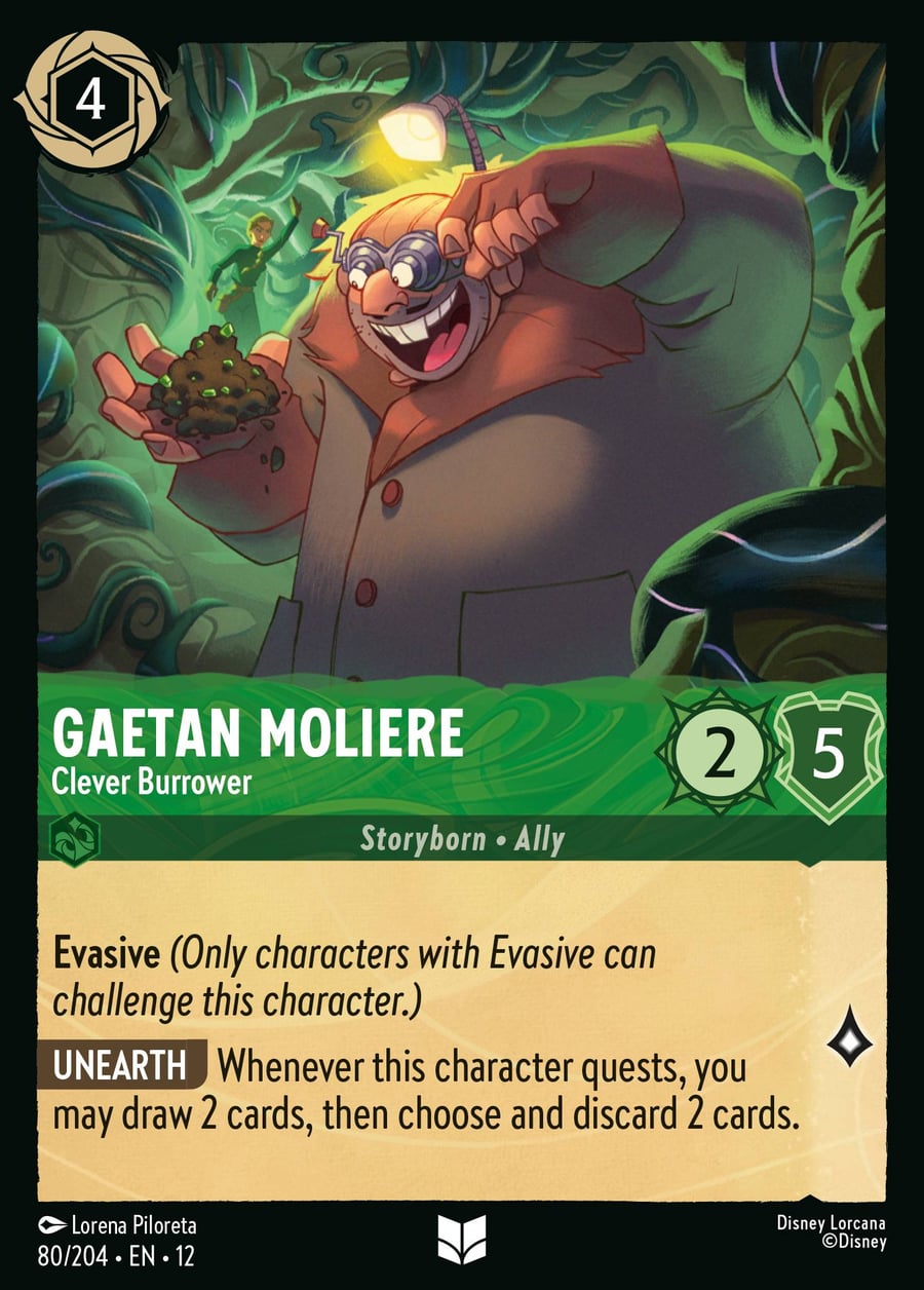 Gaetan Moliere - Clever Burrower card art