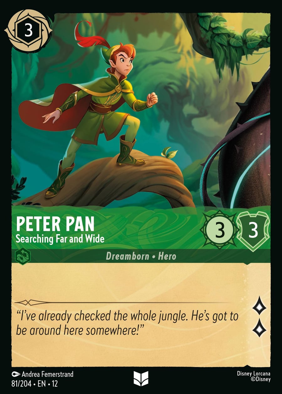 Peter Pan - Searching Far and Wide card art
