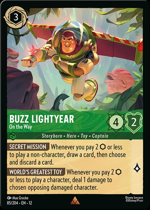 Buzz Lightyear - On the Way card art