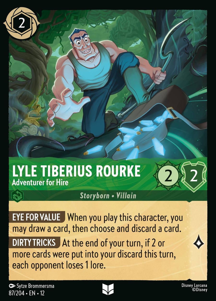 Lyle Tiberius Rourke - Adventurer for Hire card art