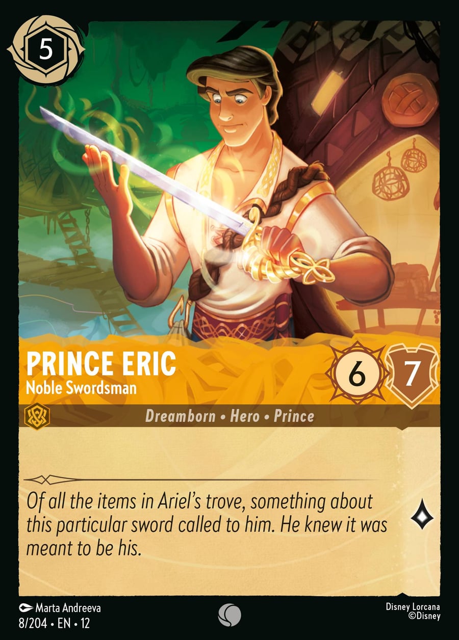 Prince Eric - Noble Swordsman card art
