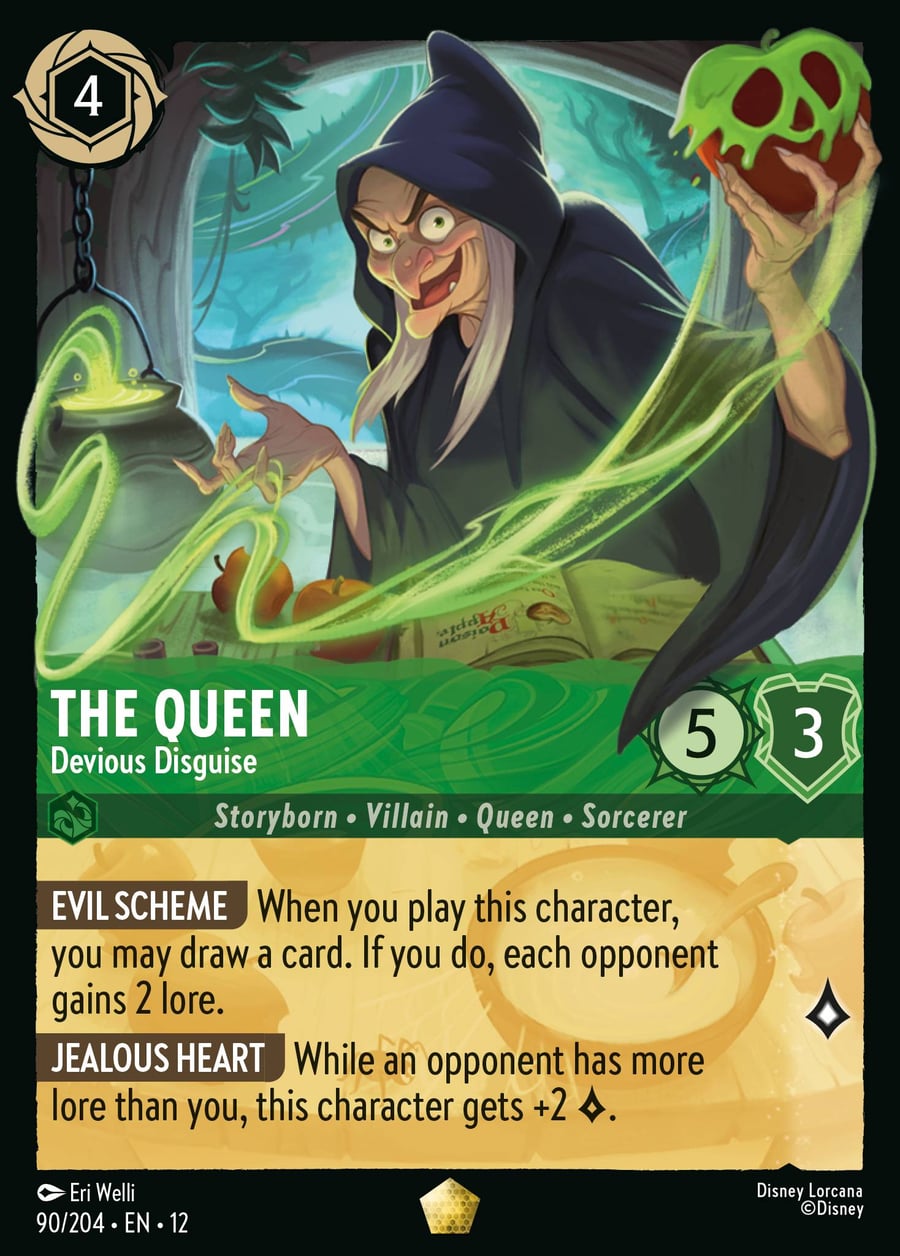 The Queen - Devious Disguise card art