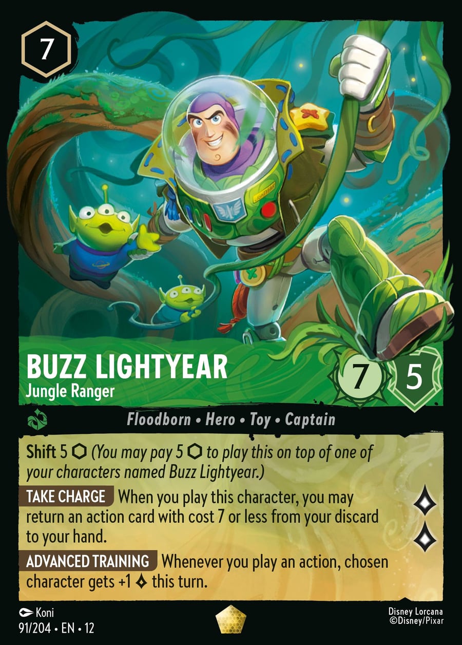 Buzz Lightyear - Jungle Ranger card art