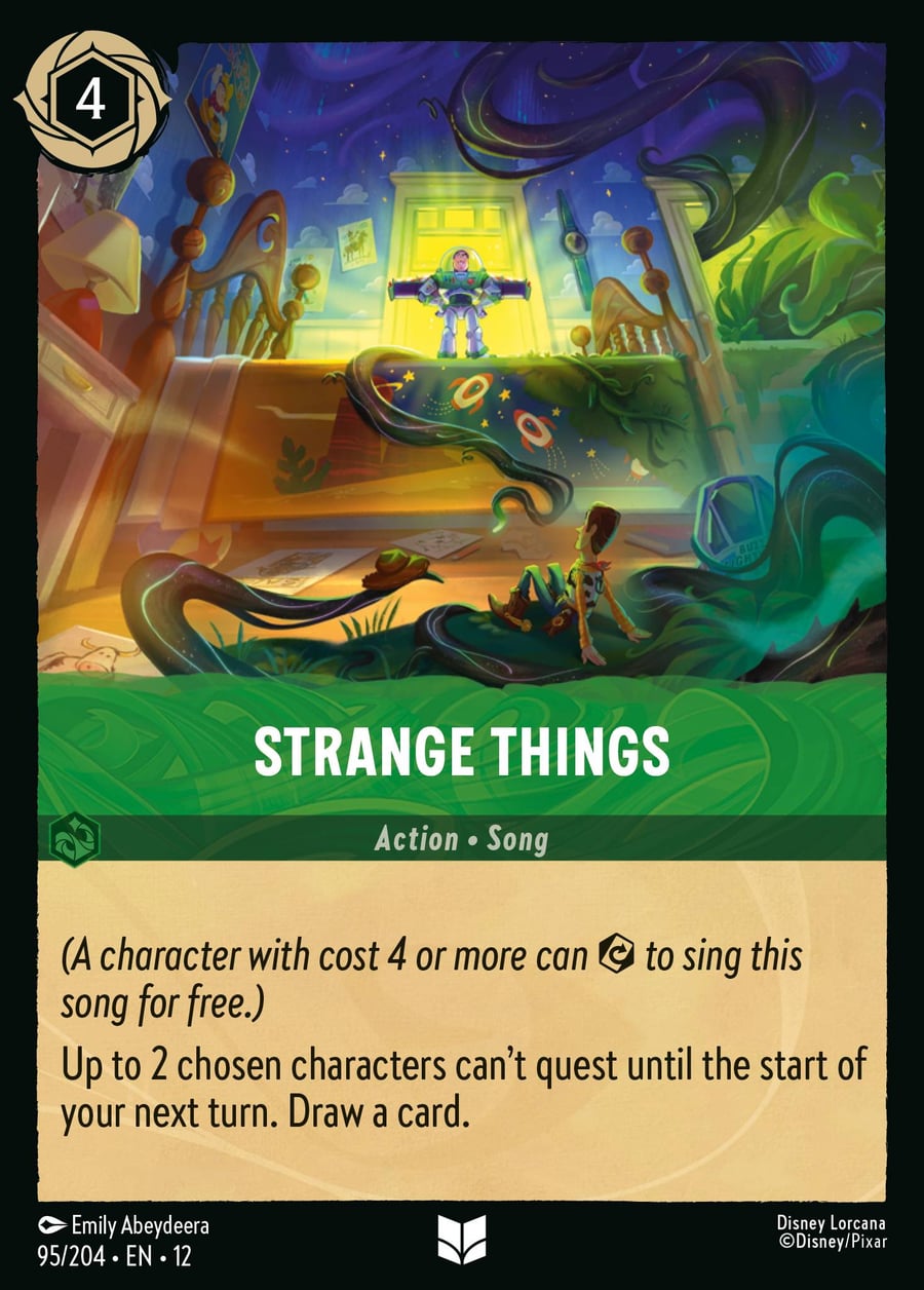Strange Things card art