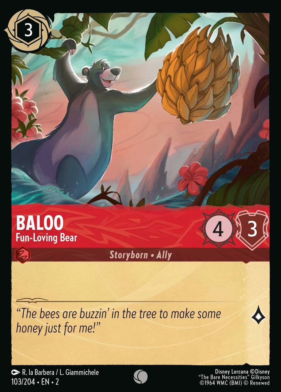 Baloo - Fun-Loving Bear card art
